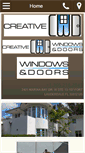 Mobile Screenshot of creativewindowsanddoors.com